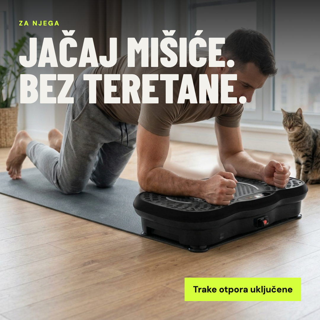 Vibraciona ploča za fitnes i masažu