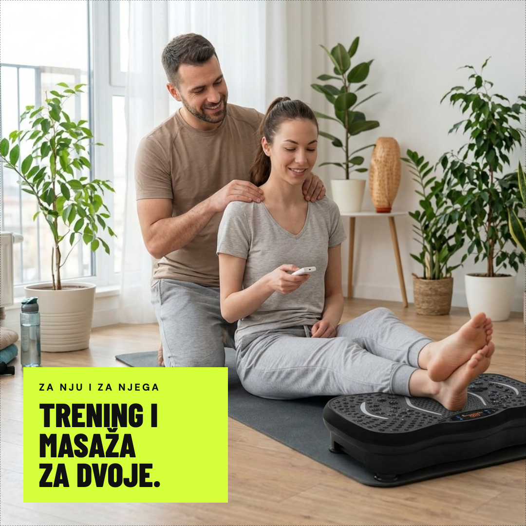 Vibraciona ploča za fitnes i masažu