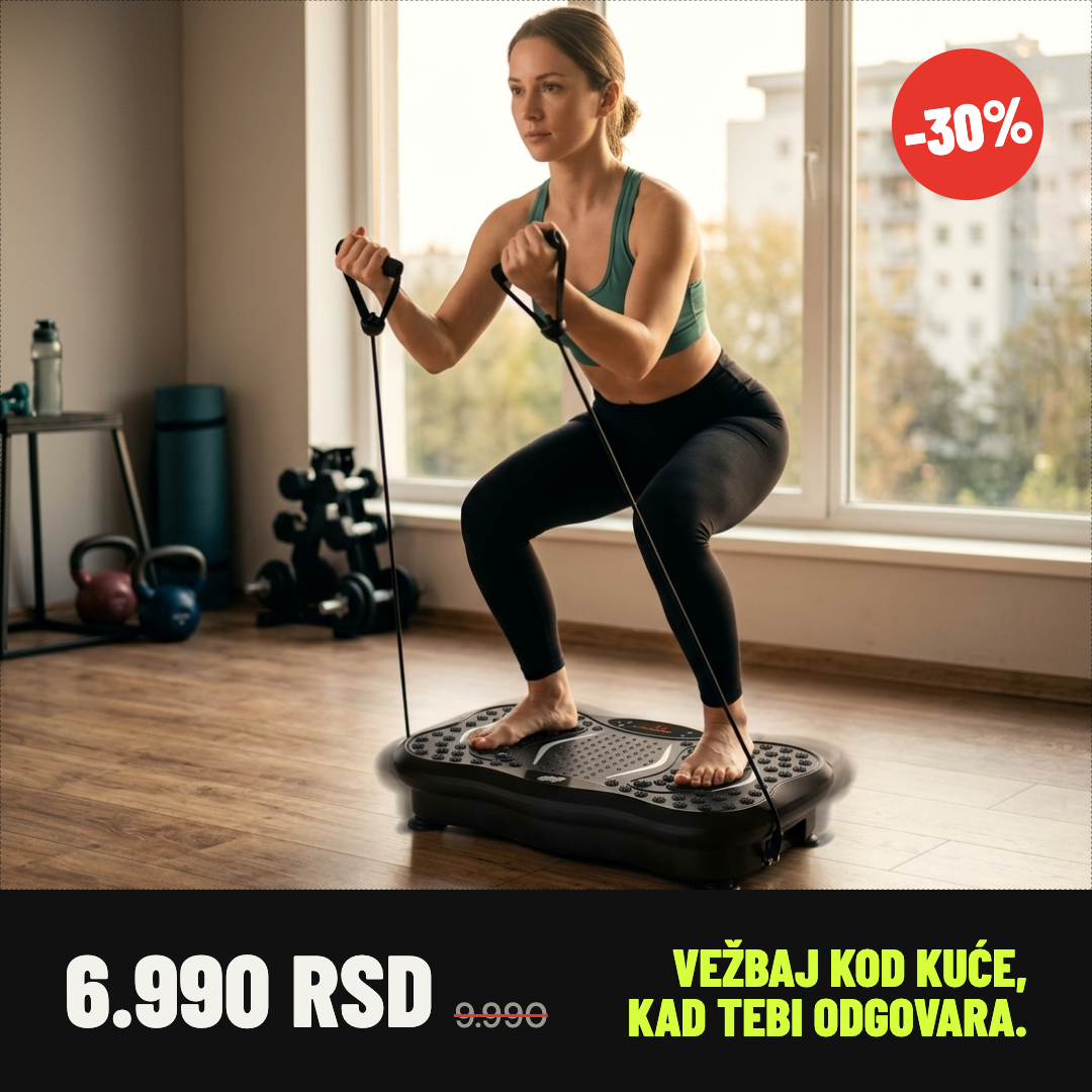Vibraciona ploča za fitnes i masažu