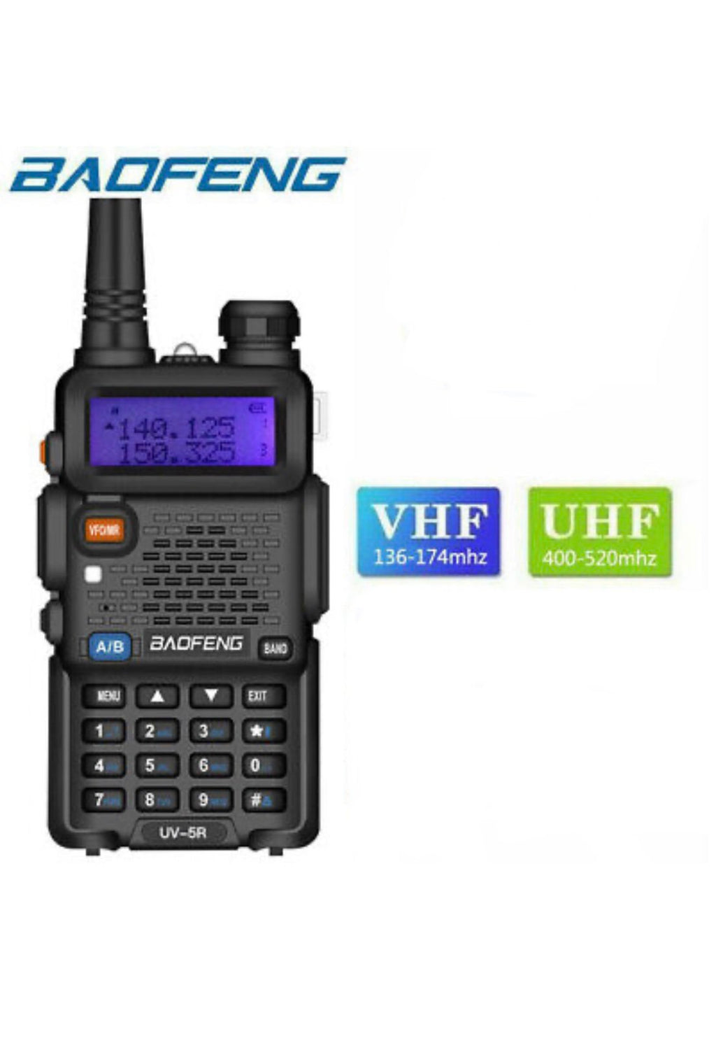Toki Voki UV5R plus Baofeng Motorola Vodootporna radio stanica uv-5r