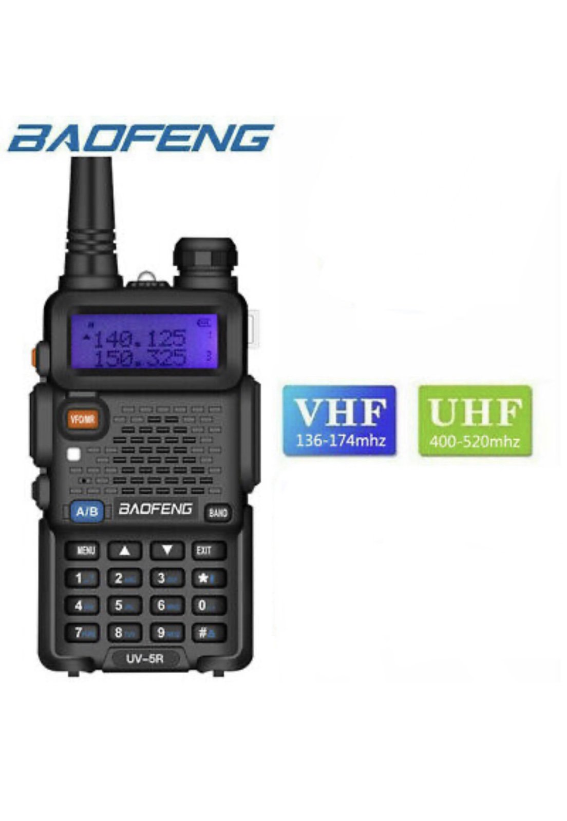 Toki Voki UV5R plus Baofeng Motorola Vodootporna radio stanica uv-5r