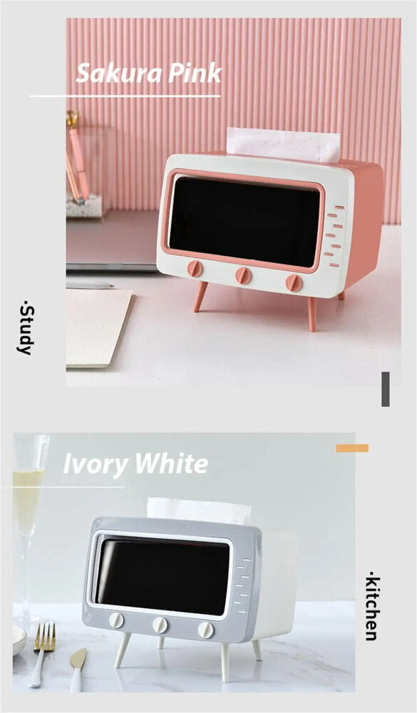 2 u 1 nosač za gledanje mobilnog telefona i kutija za maramice