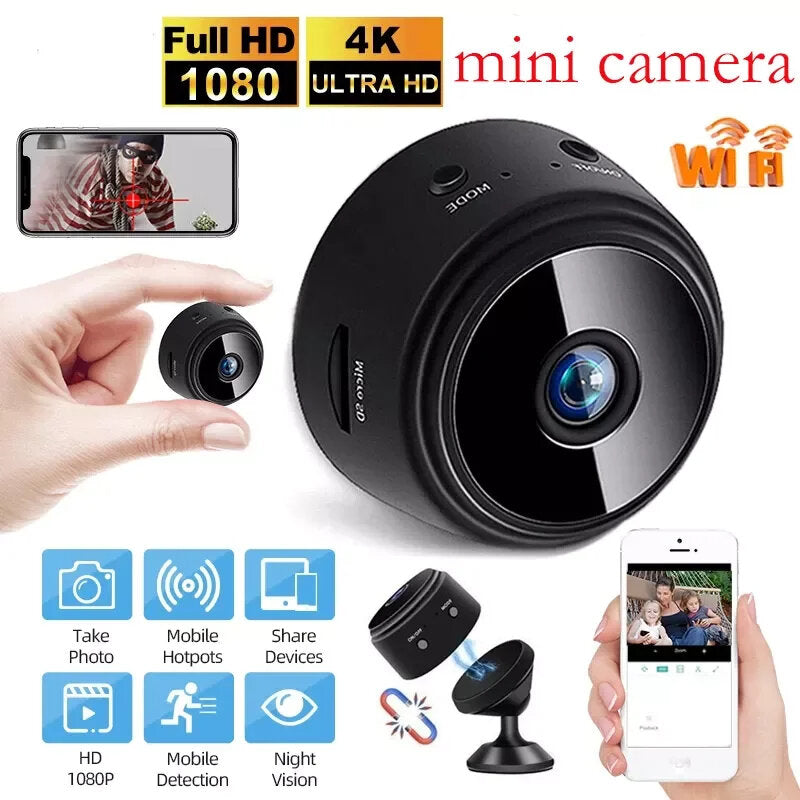 Mini wifi kamera A9 + SD 64 GB