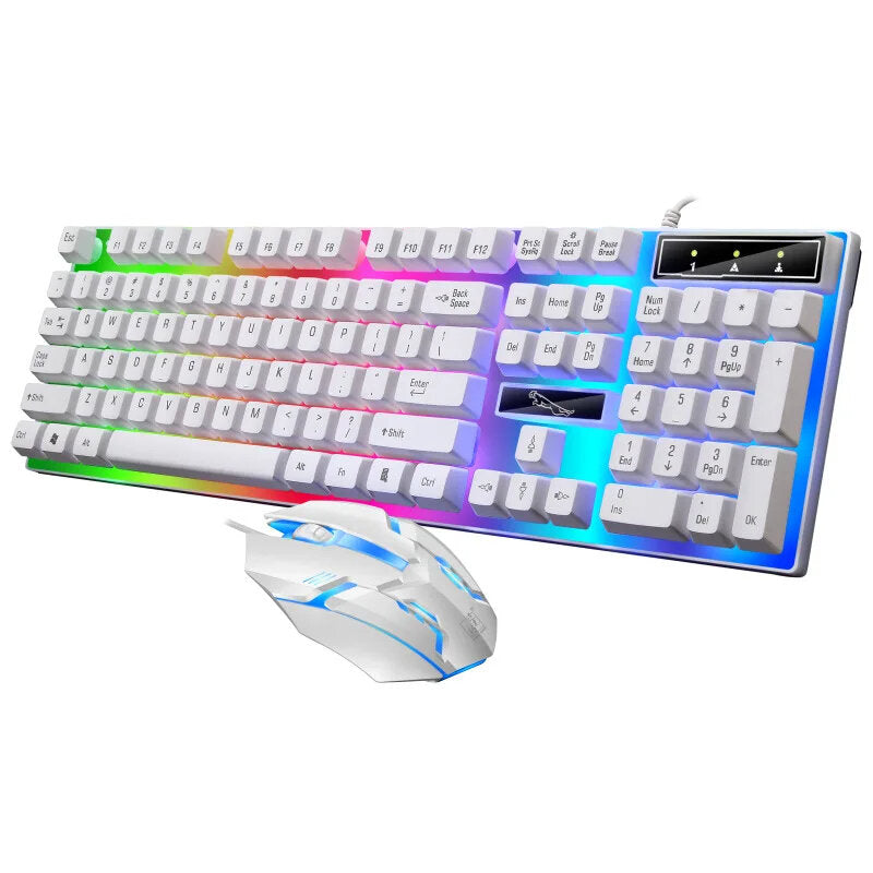 Tastatura + mis  RGB LED