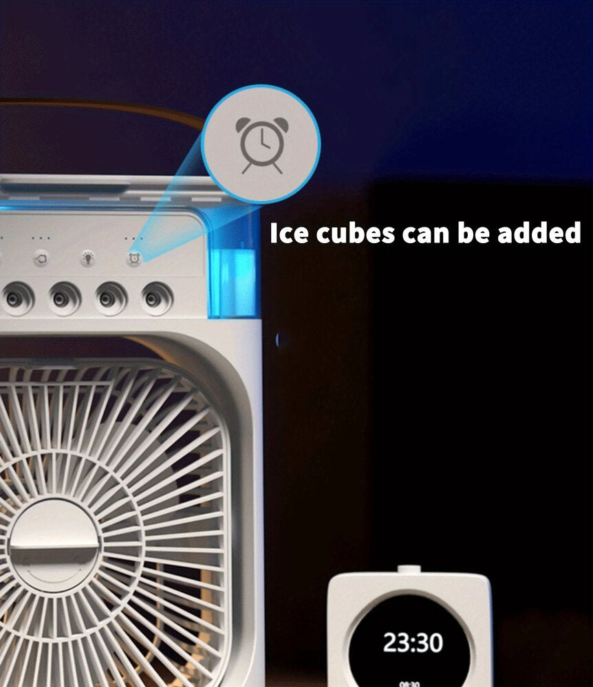 Prenosiva Mini klima VENTILATOR 5 U 1 Vodena Magla