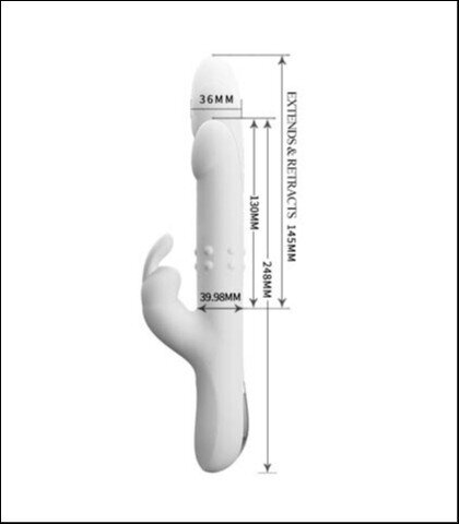 SILIKONSKI ROTIRAJUCI VIBRATOR-REES