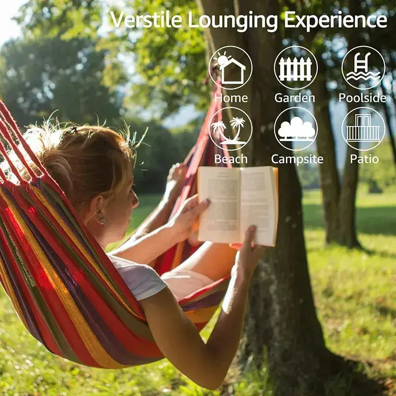 Bahama viseća ležaljka za dvorište i baštu Crvena