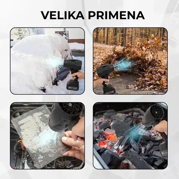 Aku Turbo Fen 2000W + DVE Baterije