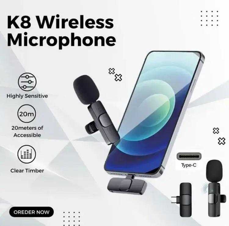 Mikrofon bubica K8 sa IOS i Android konektorom