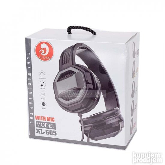STEREO Slušalice Sa MIKROFONOM KL-605