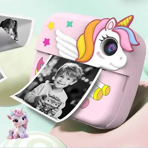 Jednorog fotoaparat za decu sa štampačem slika
