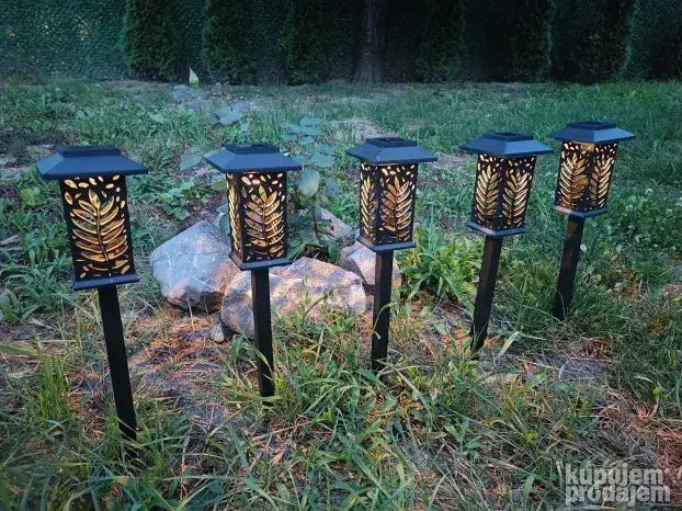 Kućice listići - Solarne Lampe set 6kom