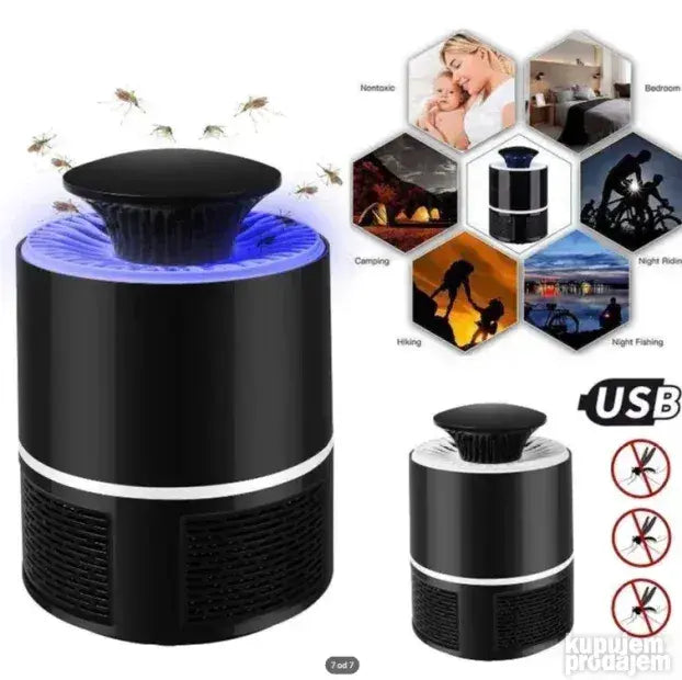 USB LED UV Lampa za komarce, muve i moljce