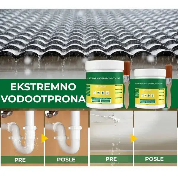 Vodootporna pasta za izolaciju - 300g + 300g GRATIS