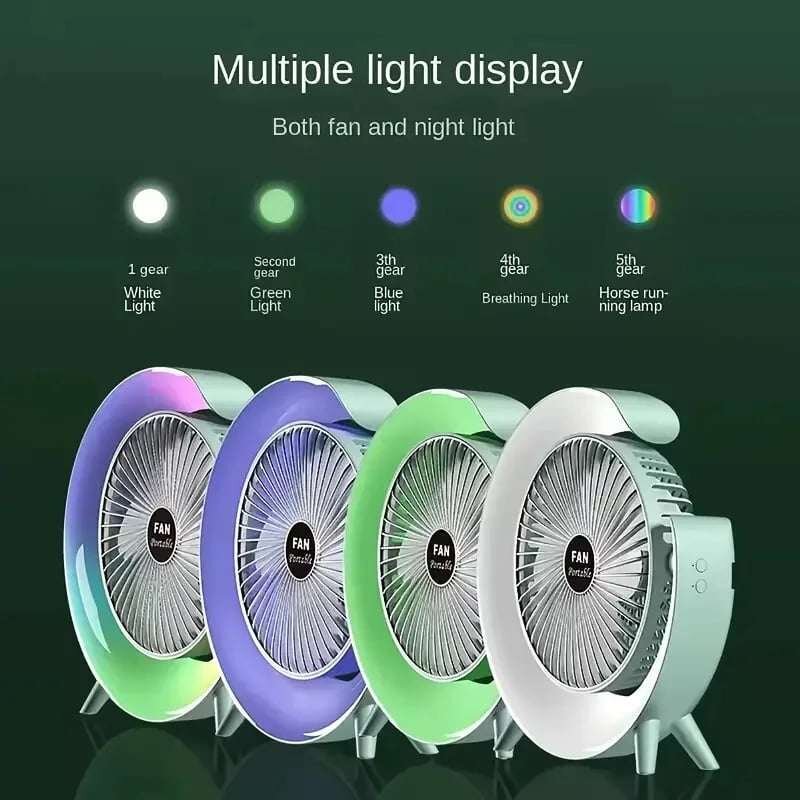 Šareni RGB stoni ventilator*