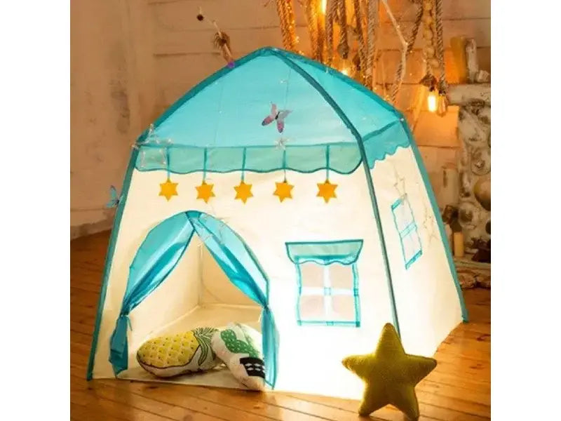 Sator za decu dvorac kucica PLAVI