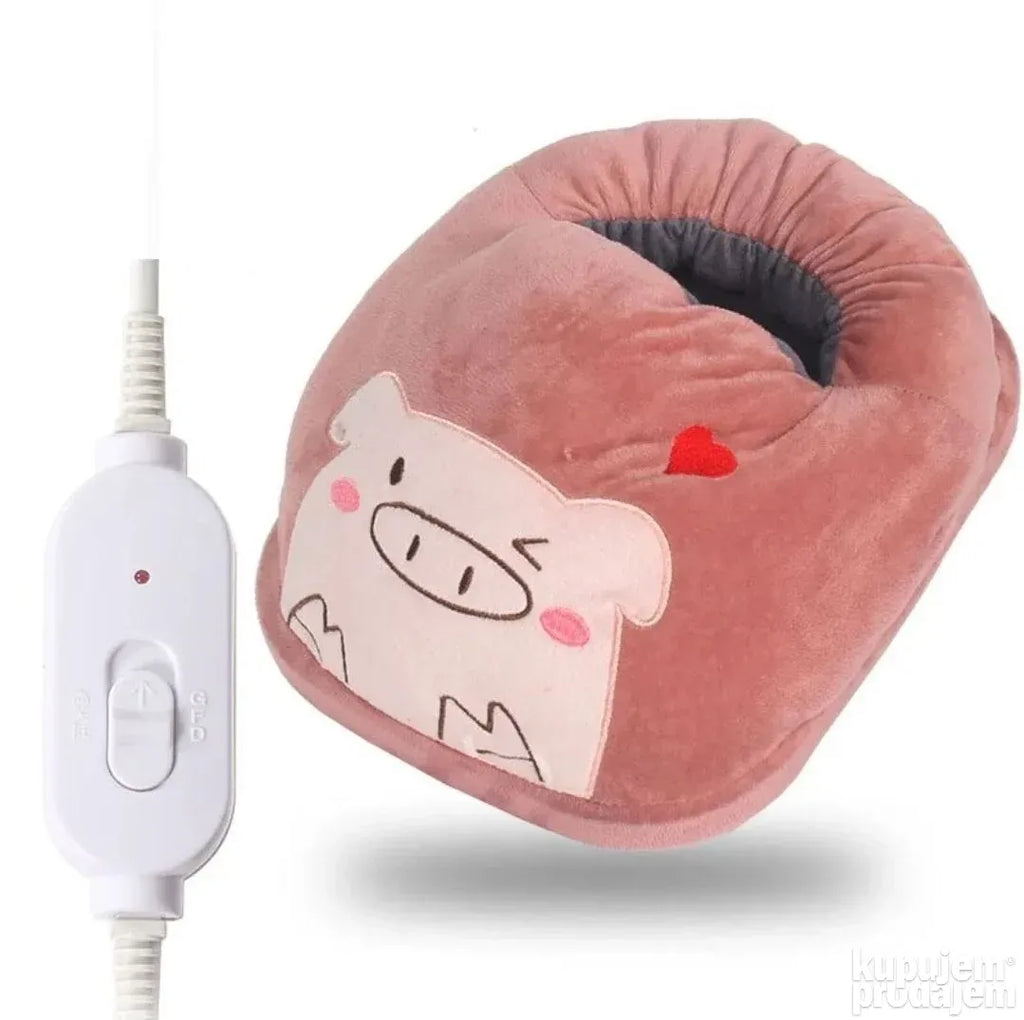 2 u 1 slatki čupavi zimski grejač masažer za stopala