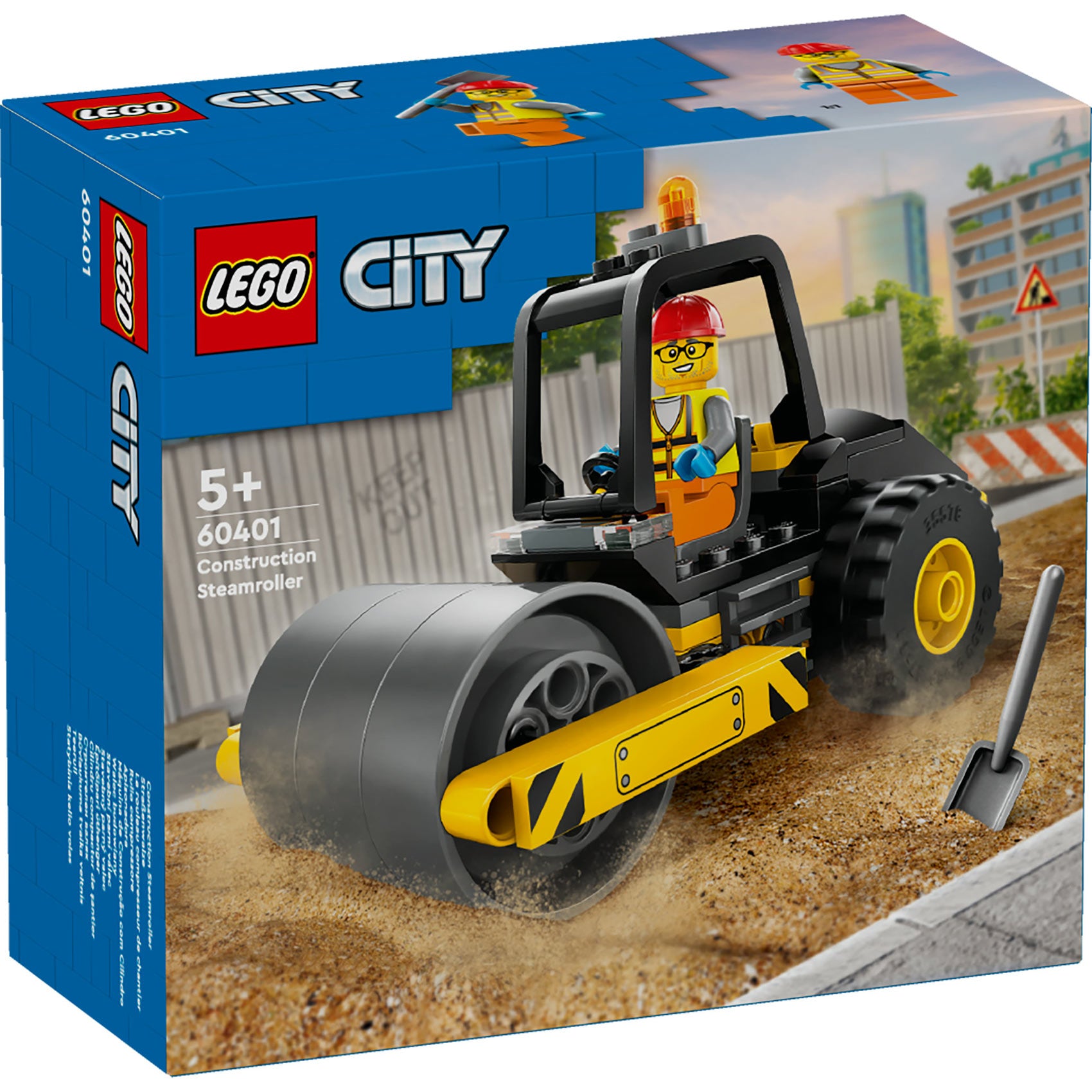 LEGO 60401 Građevinski parni valjak
