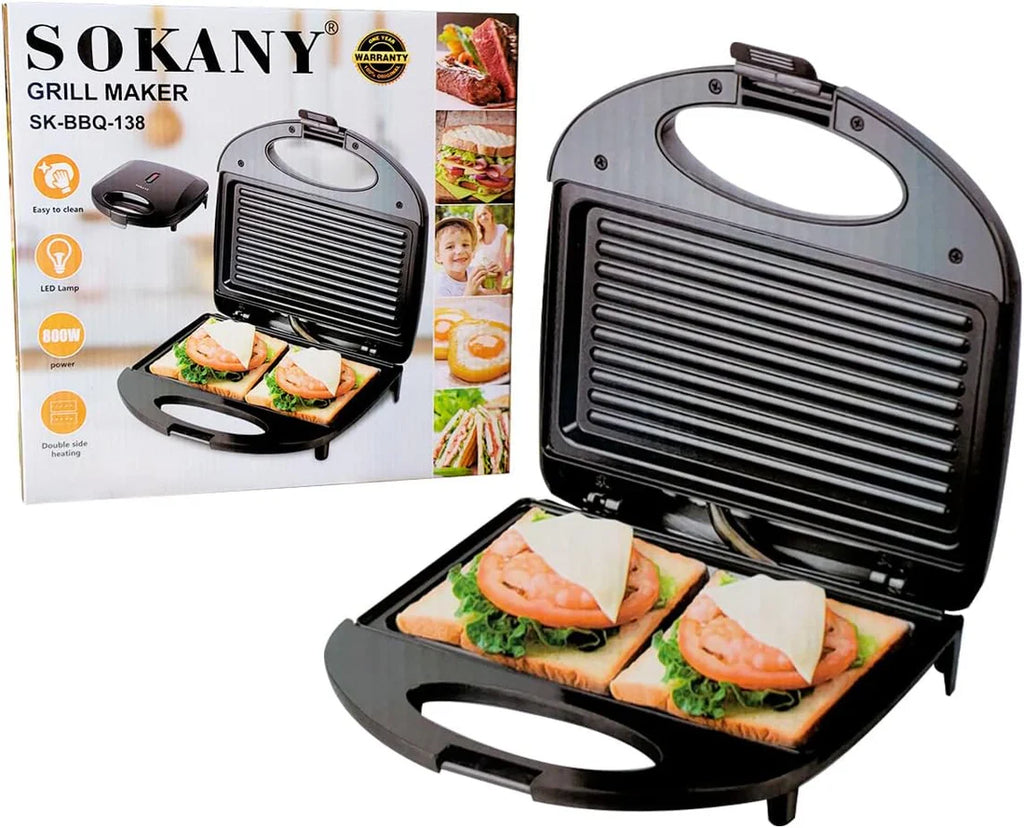 Aparat za tople sendviče SOKANY SK-BBQ-132