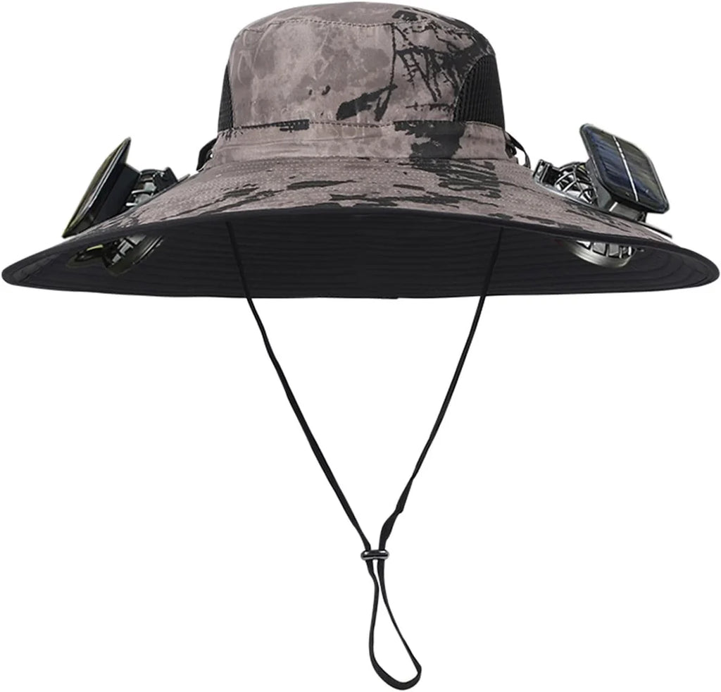 Šešir za Sunce sa Solar Ventilatorima