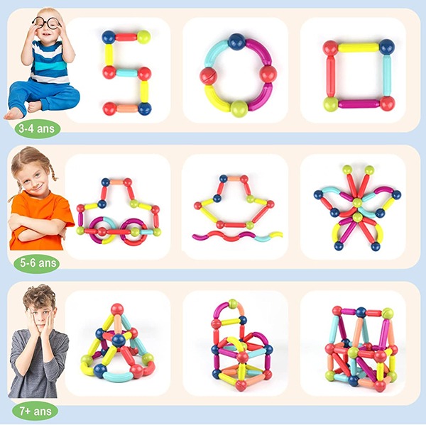 Magnetni set Magnetic Sticks 42kom