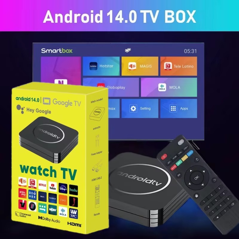 NOVO! Android TV box smart TV Watch 14.0 2+32 Gb