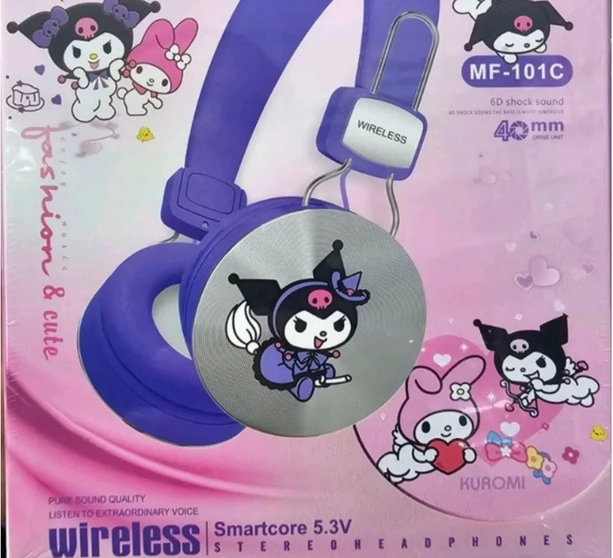 Kuromi bluetooth slusalice decije slusalice