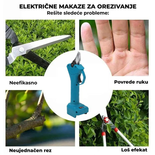 Aku makaze za rezanje voća 36V + dve baterije