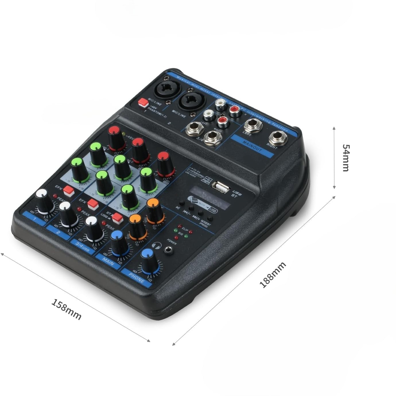 Audio Mikseta sa 4 Kanala