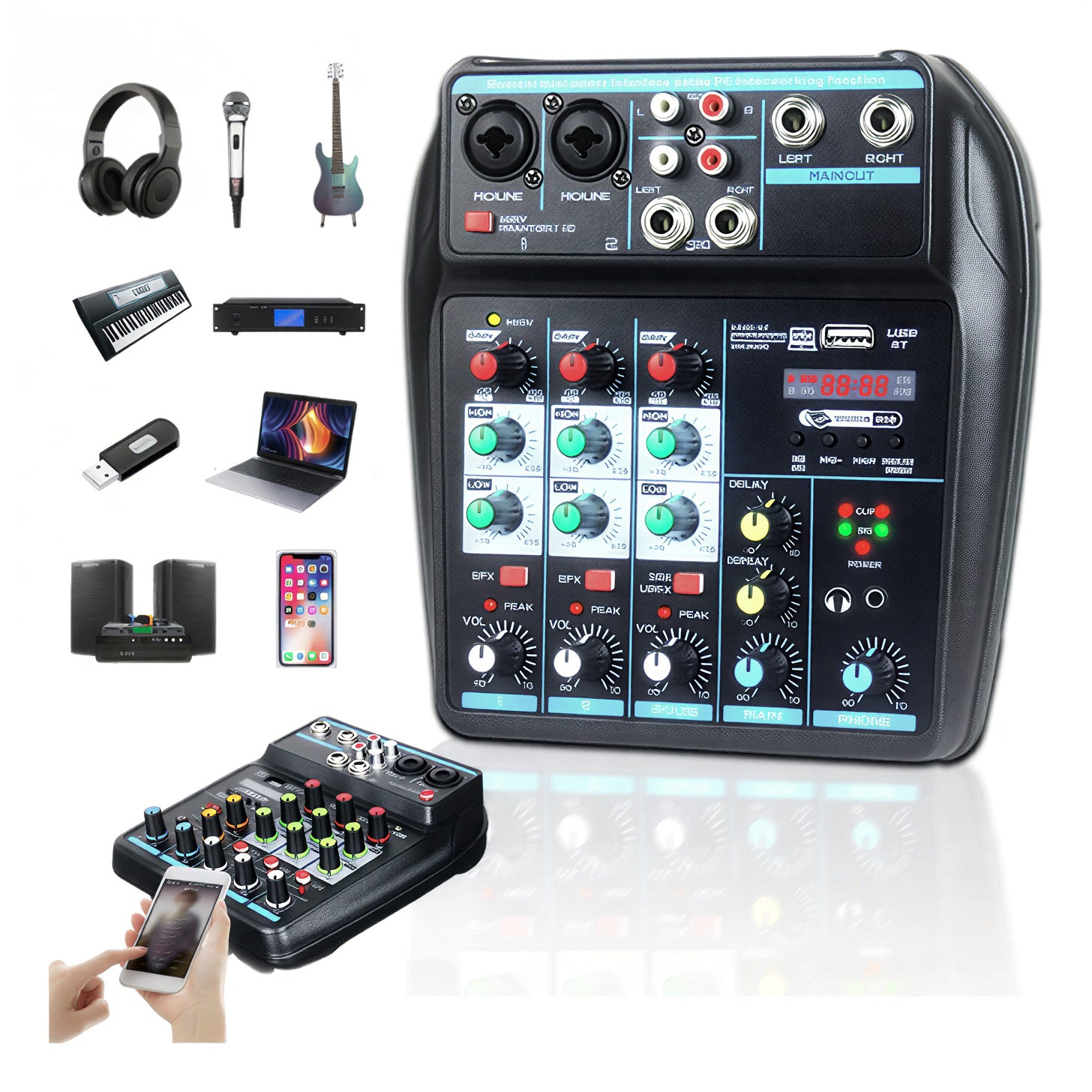 Audio Mikseta sa 4 Kanala