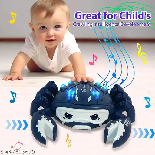 Kraba ispušta dim i svetli igračka