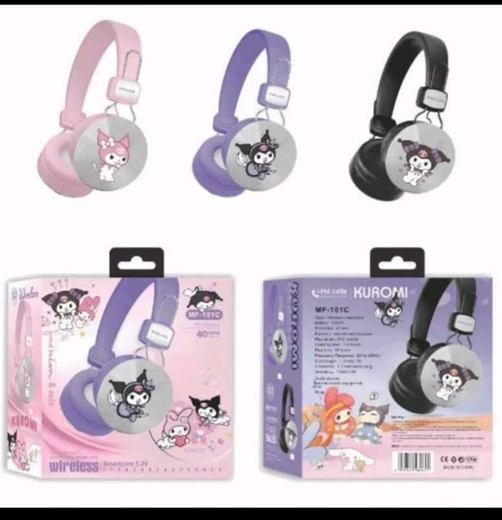 Kuromi bluetooth slusalice decije slusalice