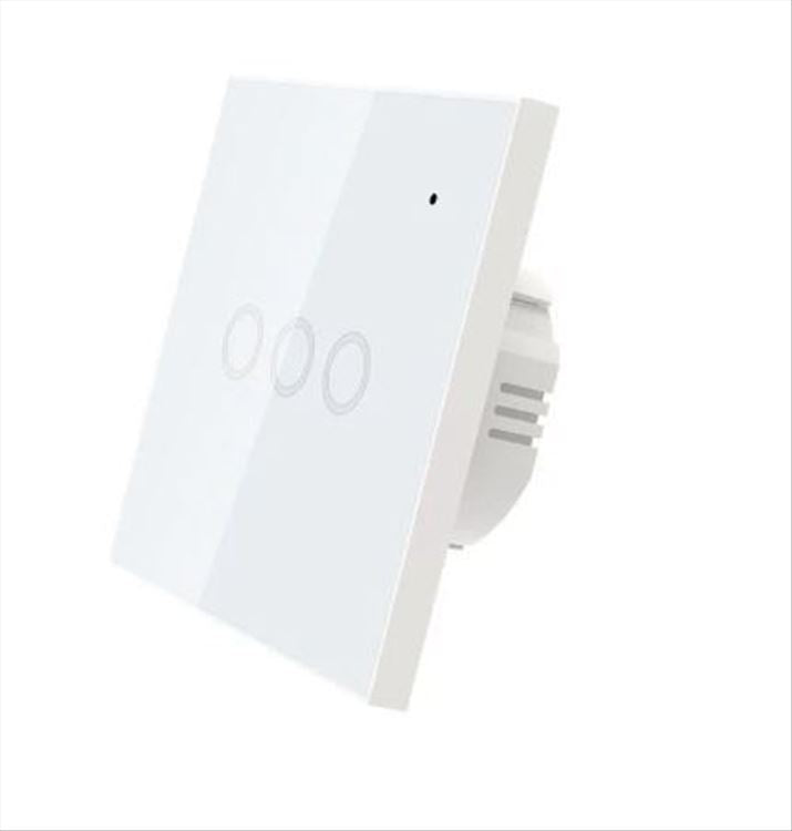 Wifi pametni prekidač za svetlo ugradni 3 tastera